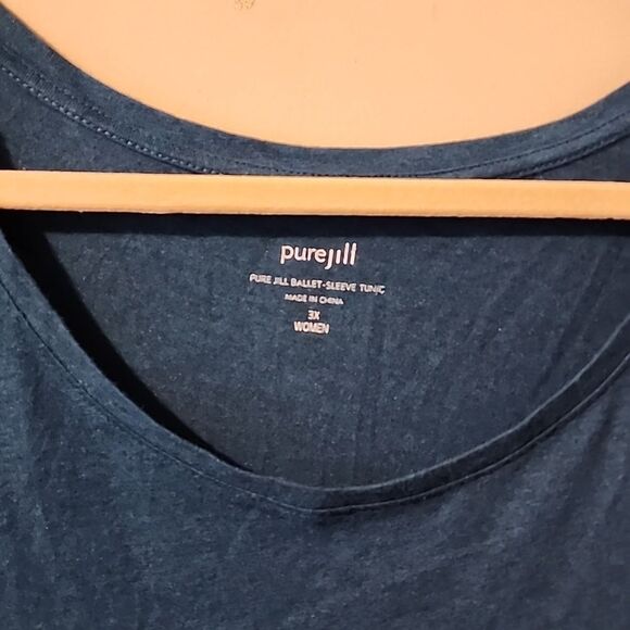 Purejill ballet sleeve tunic top 3X - Picture 2 of 3